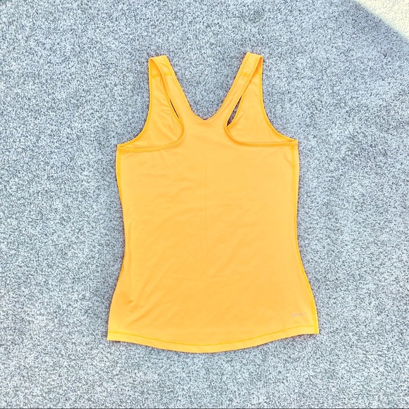 🔳 Nike PRO Dri-Fit Training Tank Top in Light Orange - Picture 2 of 4